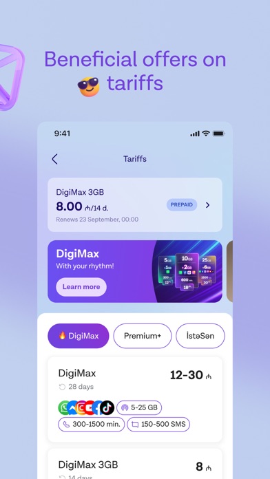 Azercell iPhone screenshot 3 - Business app