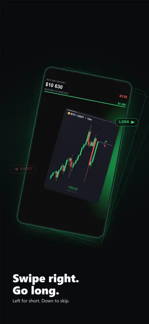 Trend Vision: Swipe & Trade screenshot 1