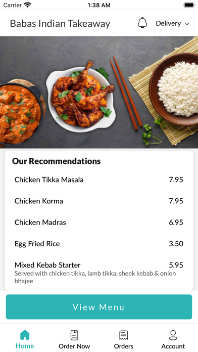 Babas Indian Takeaway Screenshot