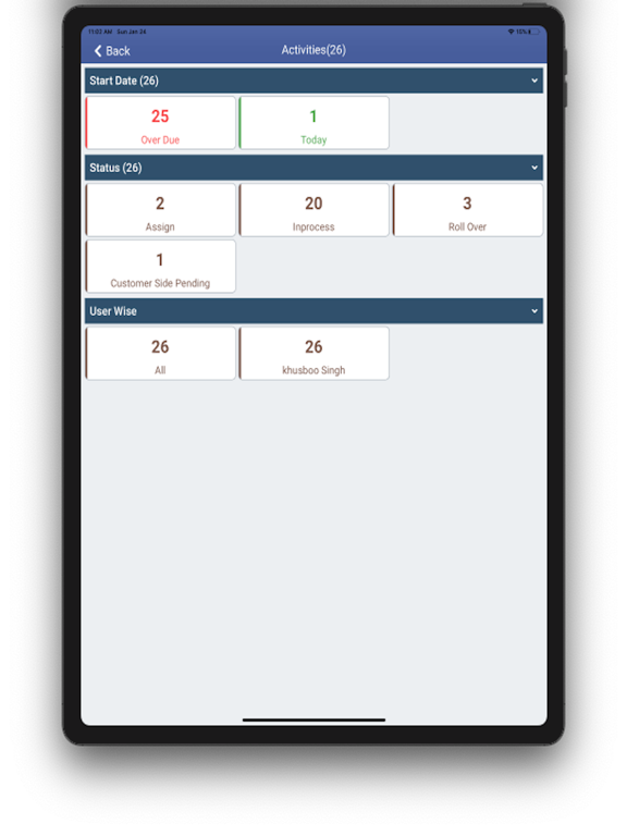 Screenshot #5 pour Sangam Mobile CRM