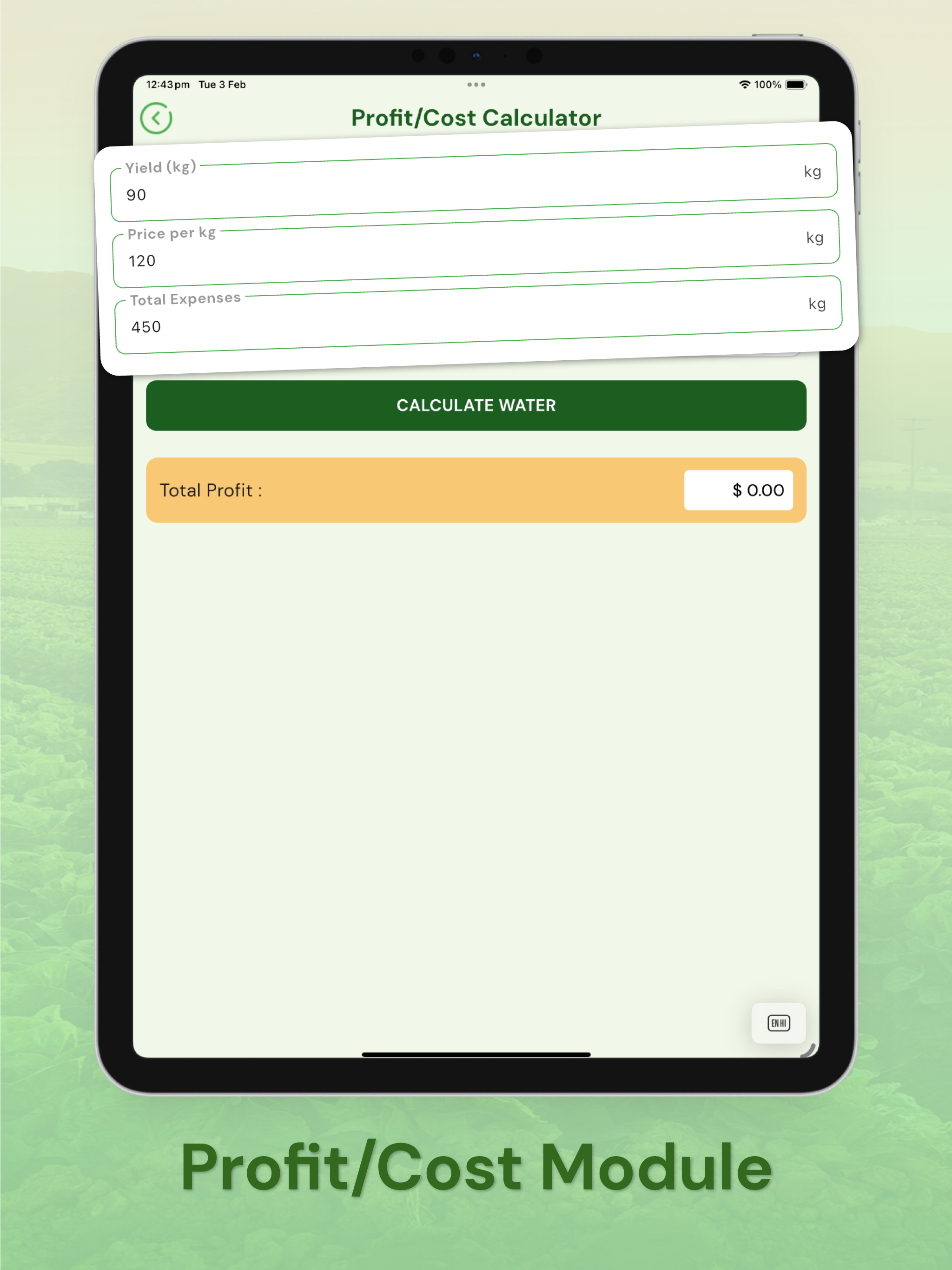 Moro AgriExpert Farm Calc