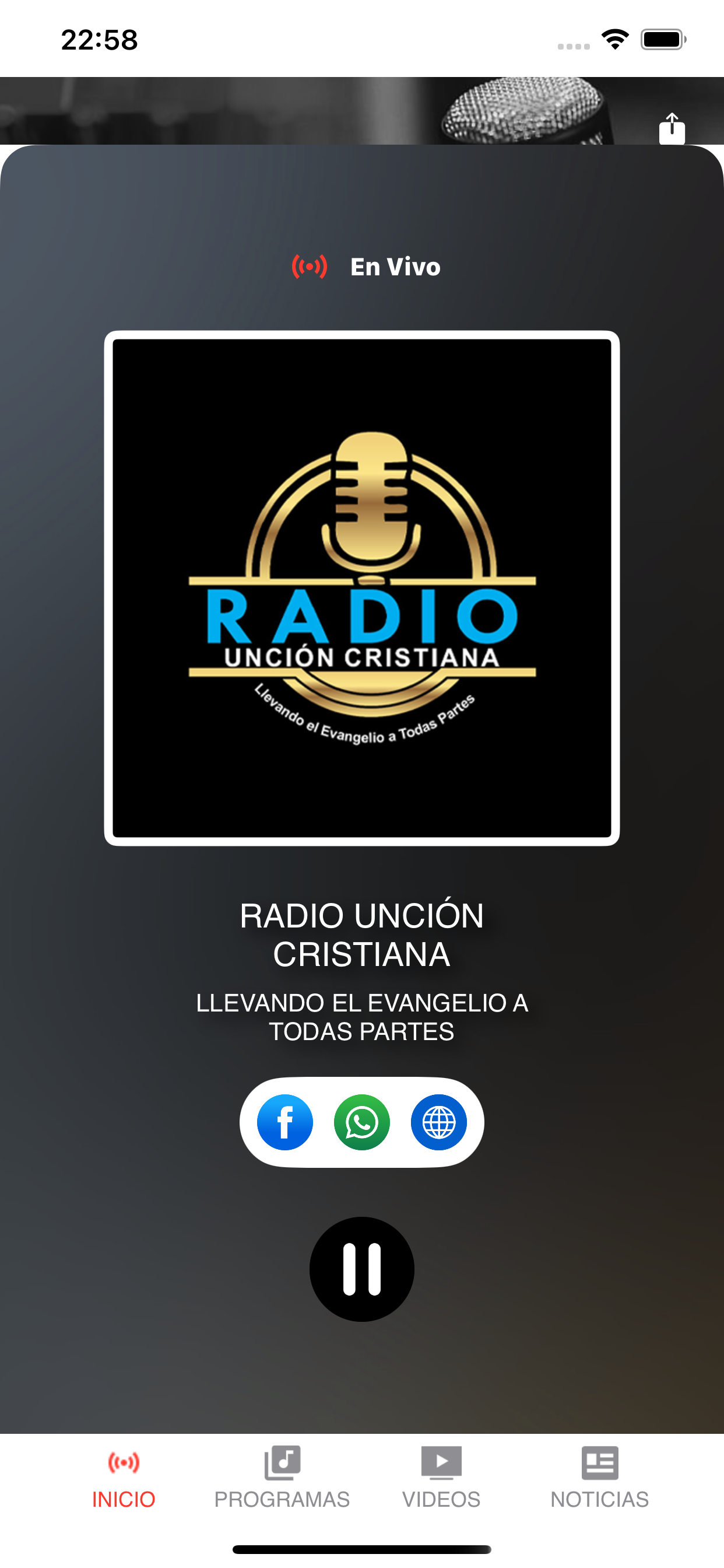 Radio Uncion Cristiana screenshot 3