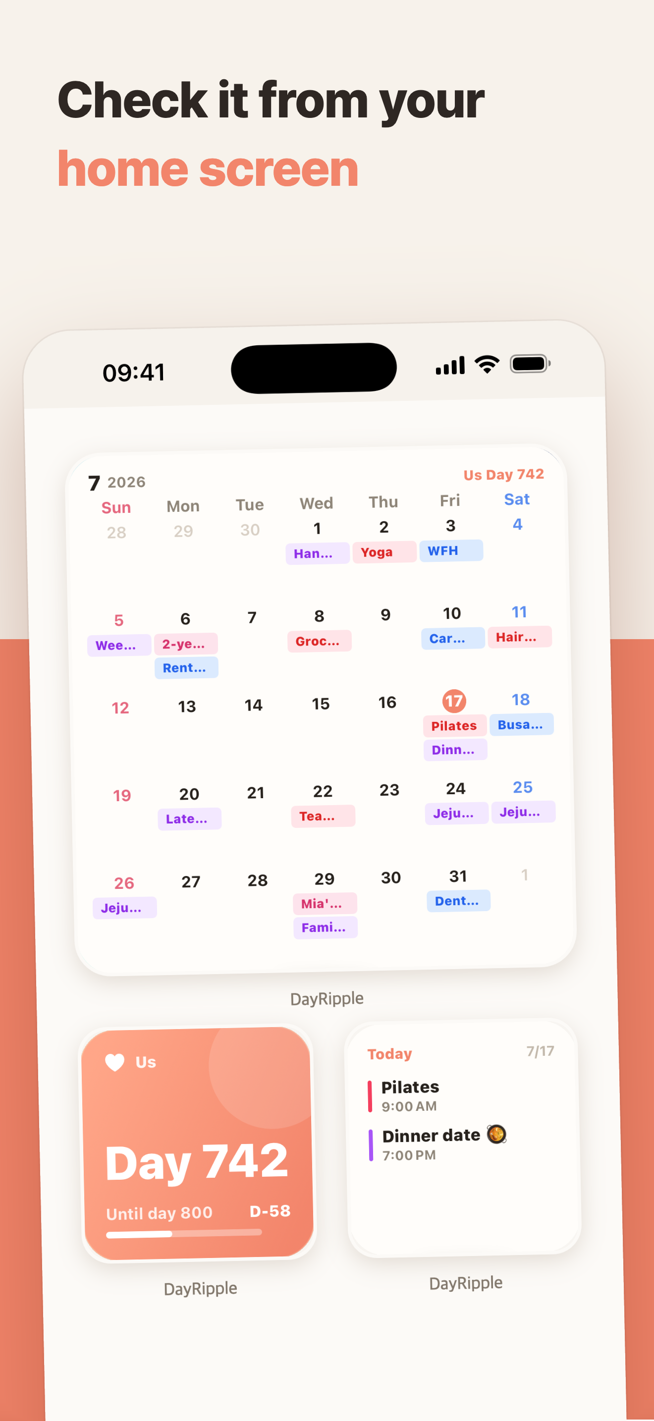 DayRipple – Shared Calendar screenshot 6