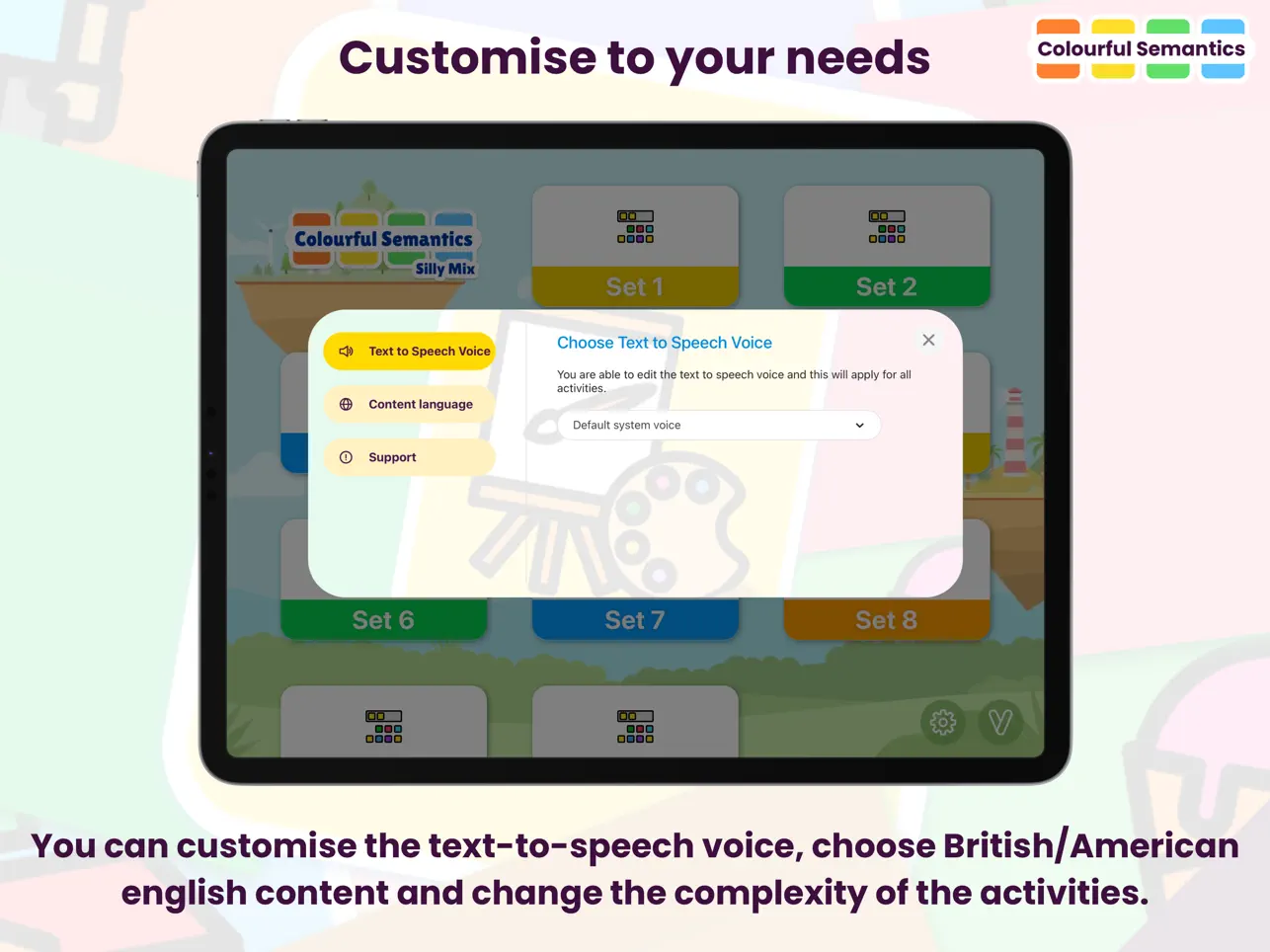 Screenshot #5 pour Colourful Semantics Silly Mix