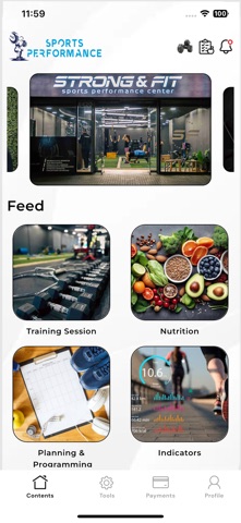 Sports Performance App screenshot