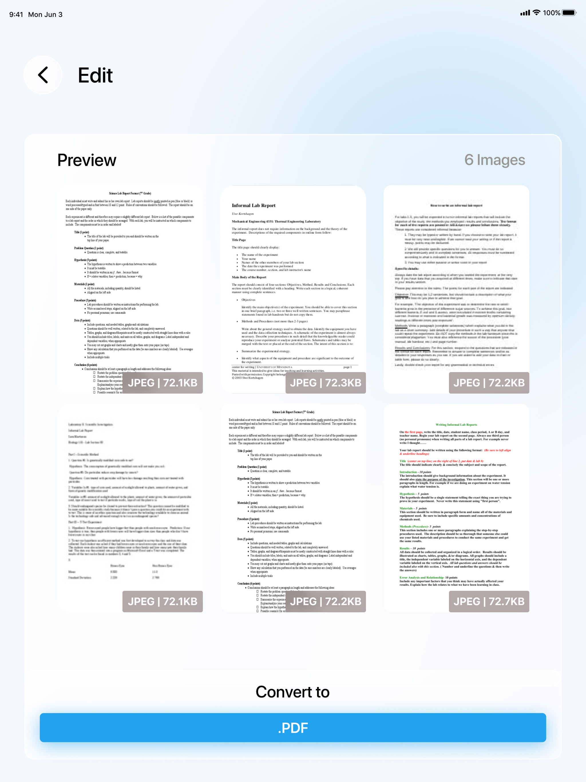 PDF Converter – Photos to PDF