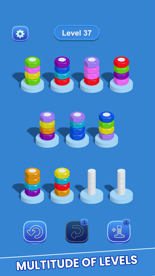 #4. Sort Nuts & Bolts Master Game (iOS) 由: Muhammad Faisal