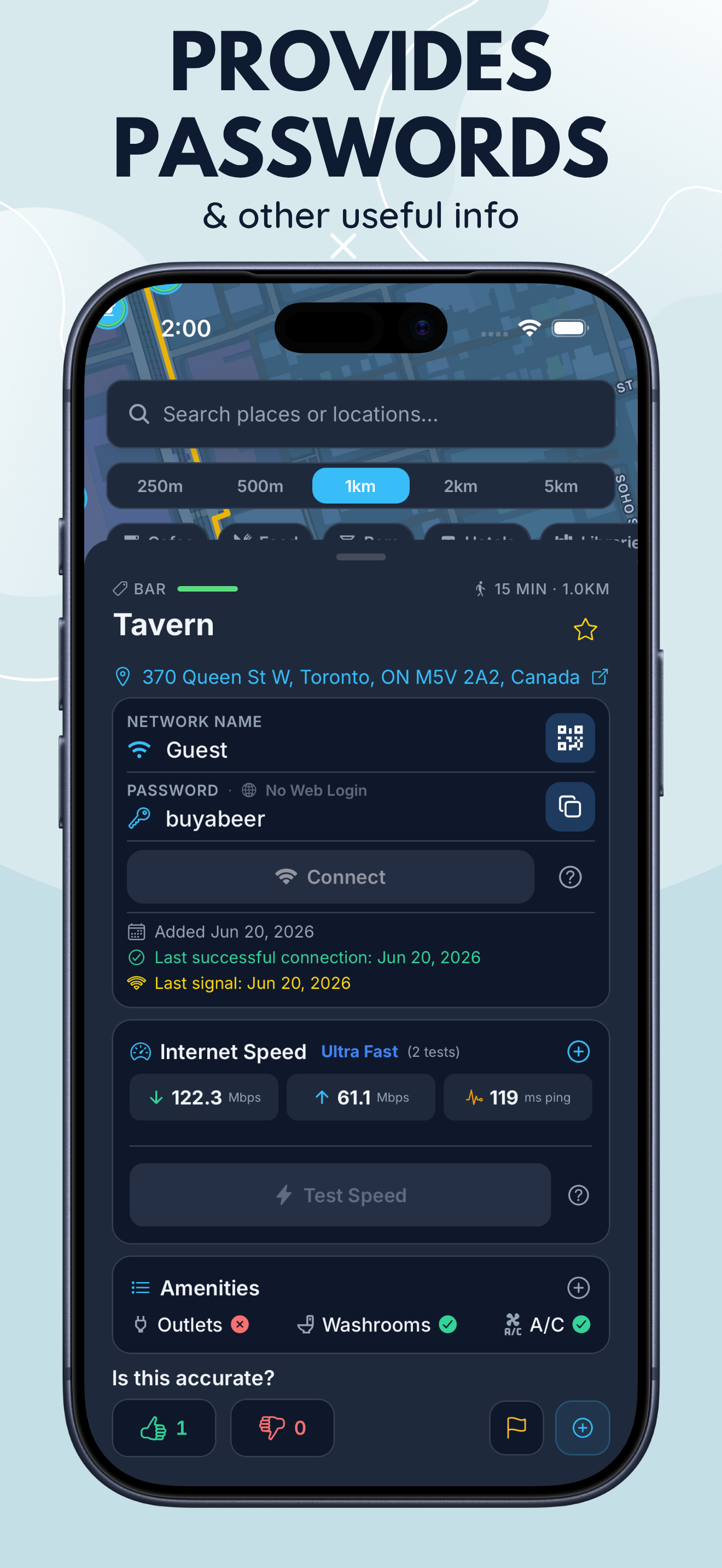 WiFi Finder - Password Map screenshot 2