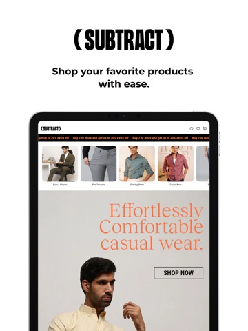 (SUBTRACT) iPad screenshot