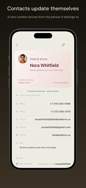 Nexo: Contacts & Business Card screenshot 3
