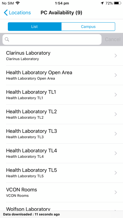 University of Cape Town Screenshot
