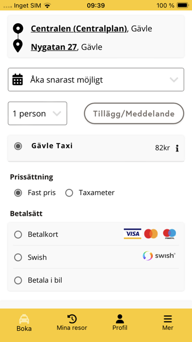 Gävle Taxi Screenshot
