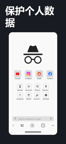 带电视遥控器的BROWSER screenshot