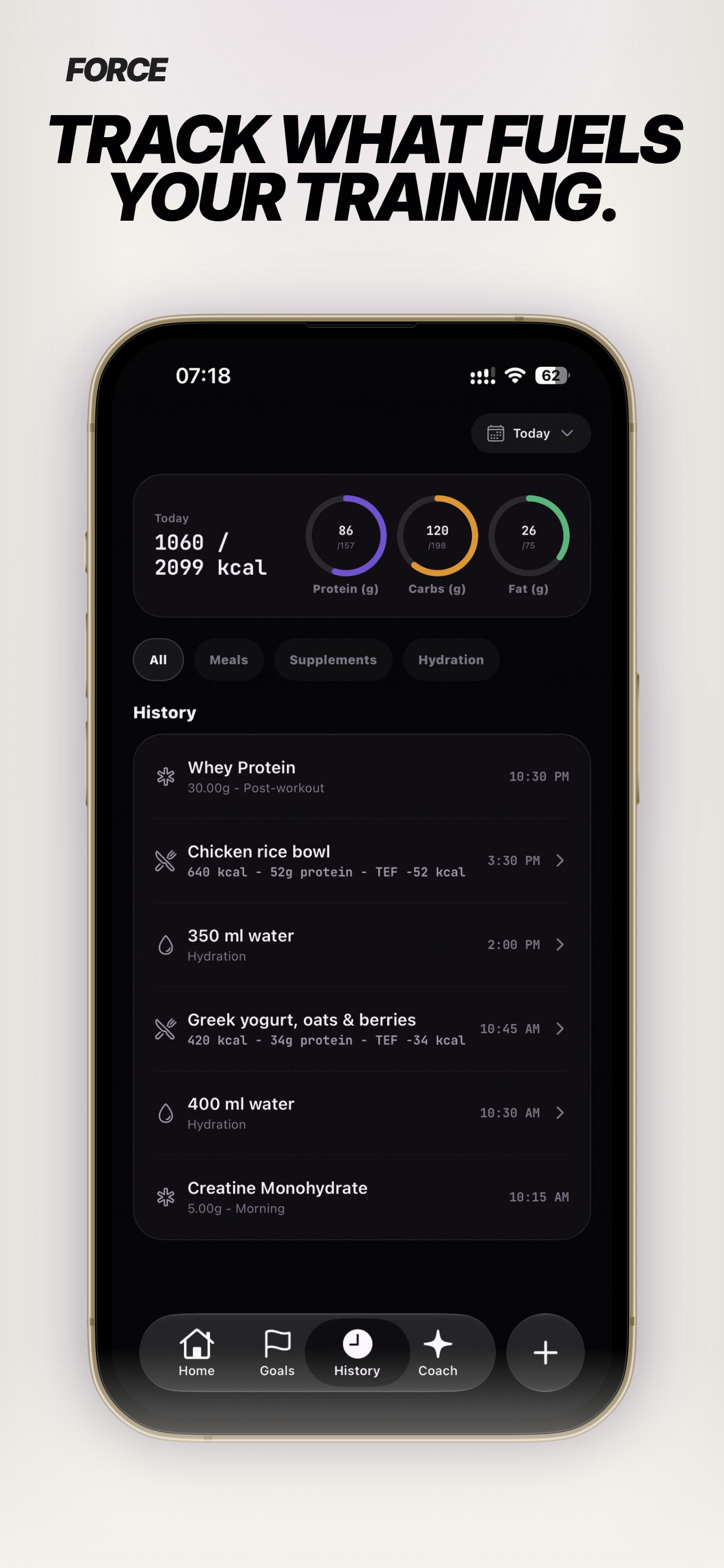 Force: Workout Log & AI Coach screenshot 4