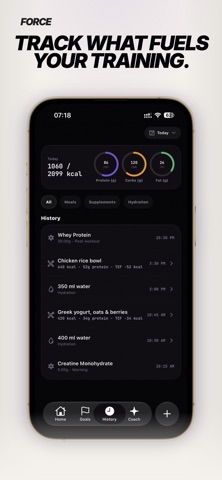Force: Workout Log & AI Coach screenshot