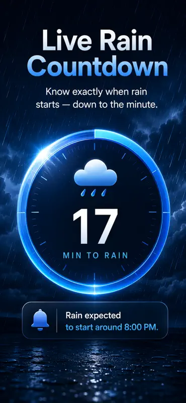 Weather Radar & Rain Countdown screenshot 1 of 10