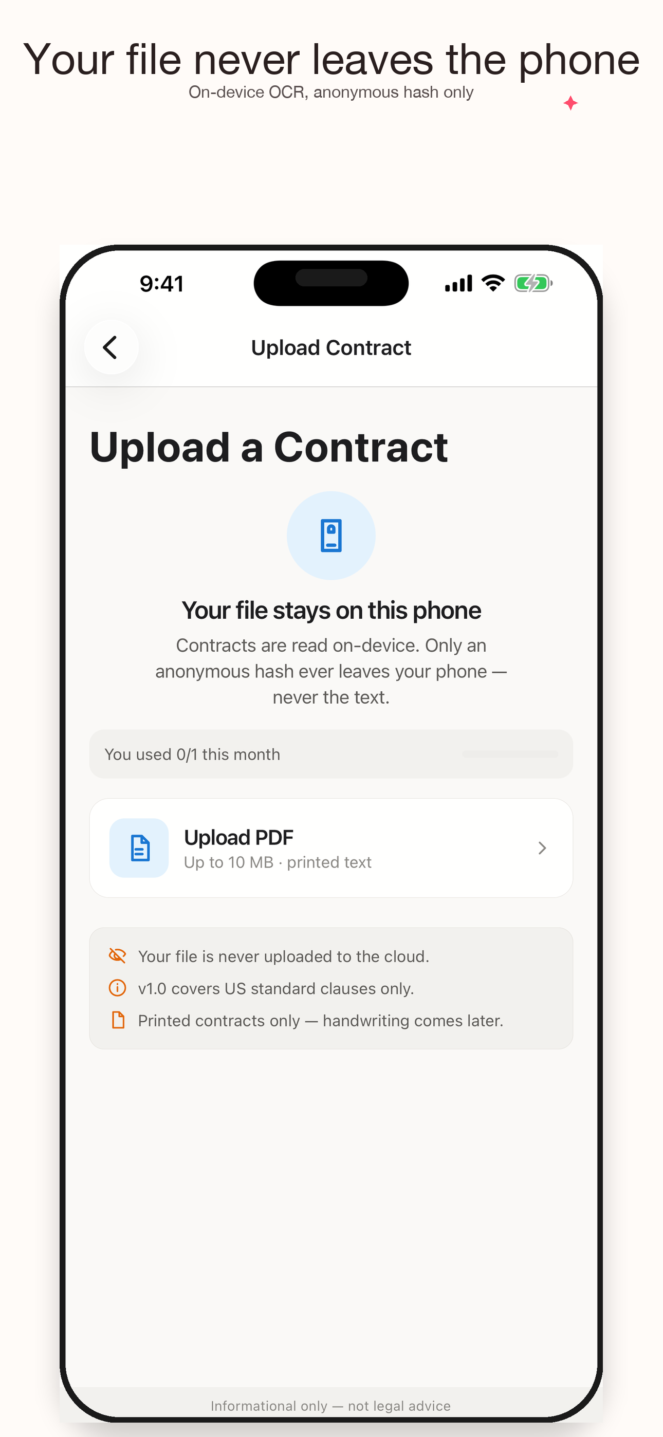 LegalDraft - AI Contract Scan screenshot 2