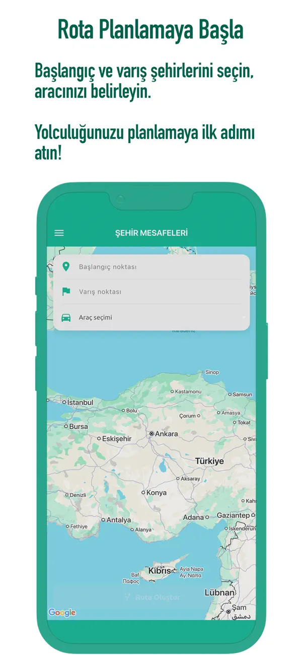 Screenshot #1 pour Şehir Mesafeleri