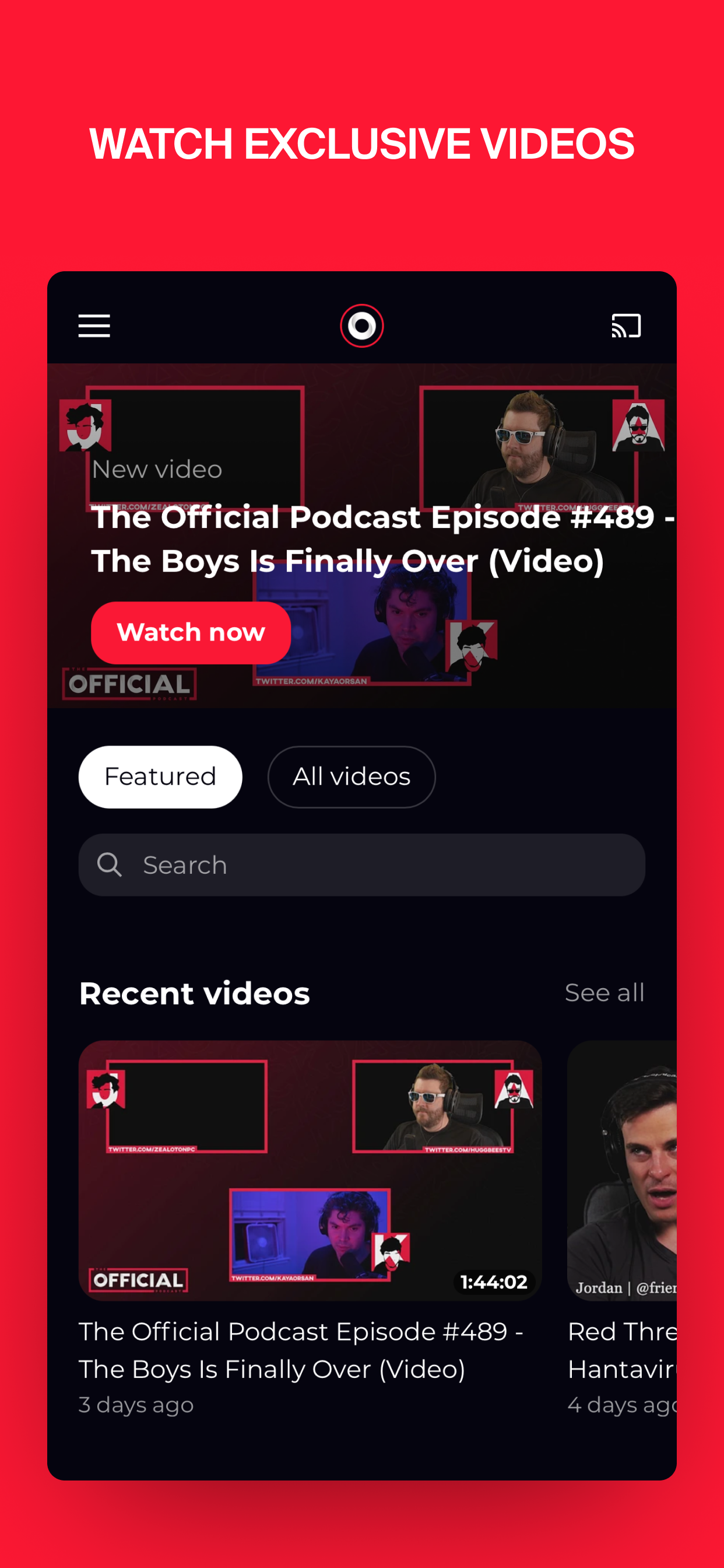 The Official Network screenshot 2