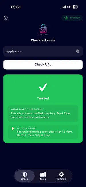 TrustFlow: Scam Site Detector screenshot 3