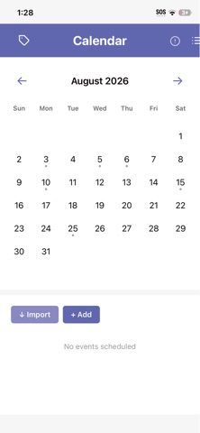 Save The Date App Screenshot 1 of 3