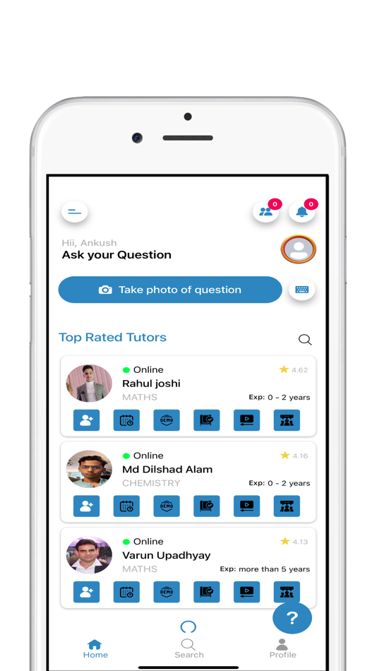 #2. Dudar-Instant Live Tutoring (iOS) 由: Dudar EdTech Private Limited