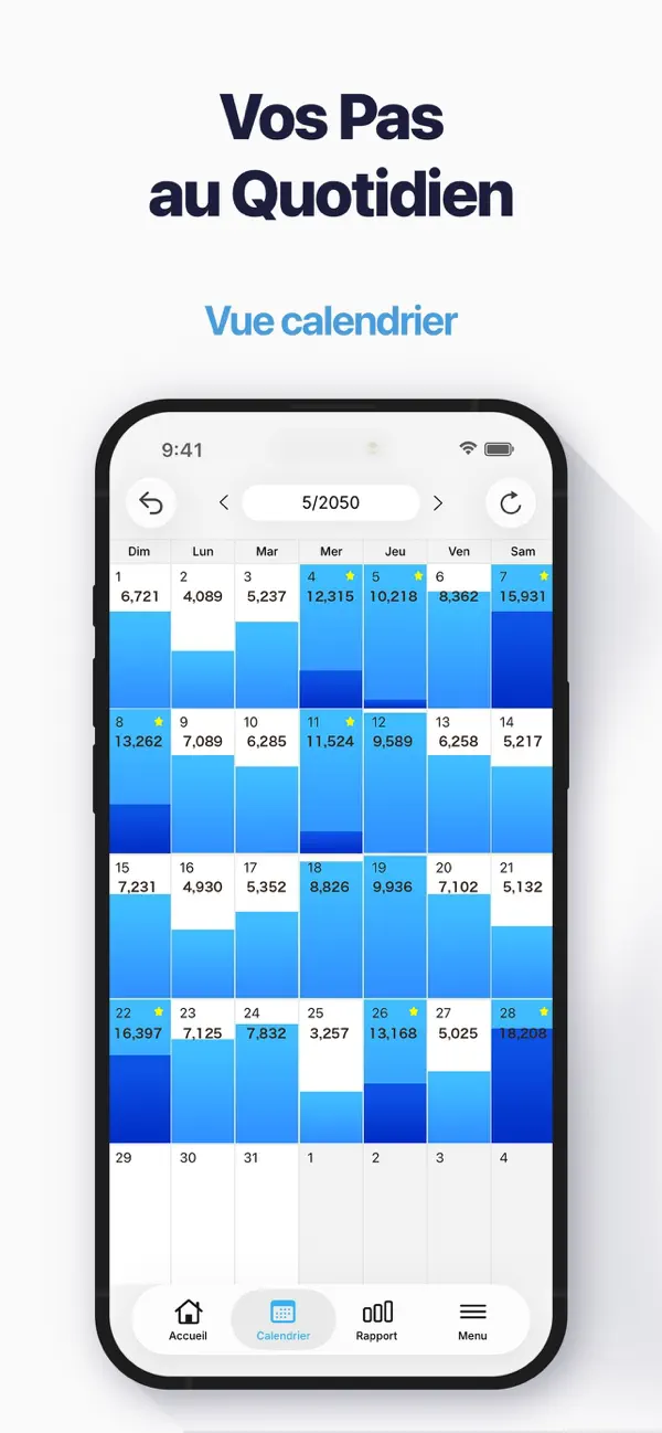 Screenshot #2 pour Podomètre - Fitness et Santé