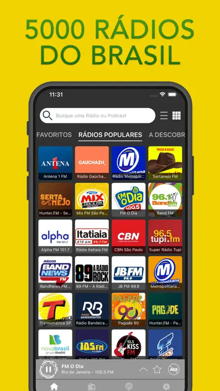 Rádio Brasil: FM ao Vivo screenshot 2 of 4