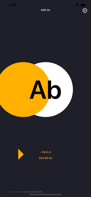 LunaTuna - Guitar Tuner Screenshot