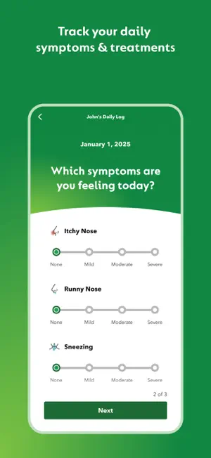 ZYRTEC® ALLERGYCAST® screenshot 2
