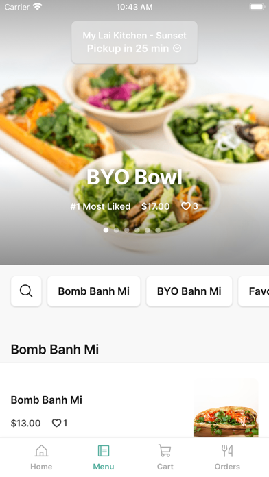 My Lai Kitchen iPhone screenshot 2 - Food & Drink app