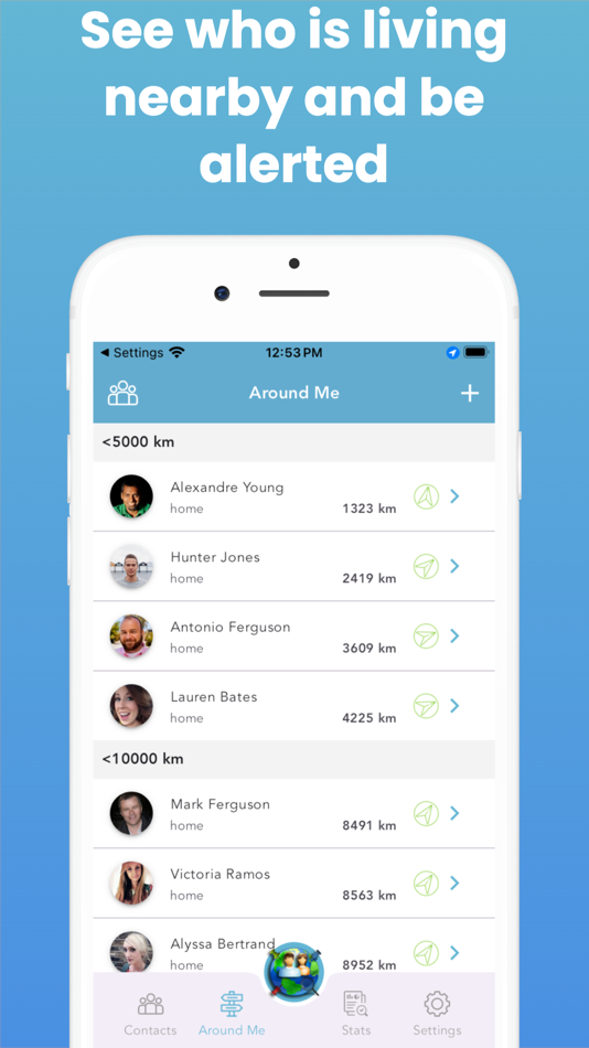 #2. Wheriz - My Places Map (iOS) Podle: Gilthonwe Apps