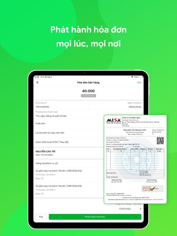 Screenshot #6 pour AMIS Kế toán HKD