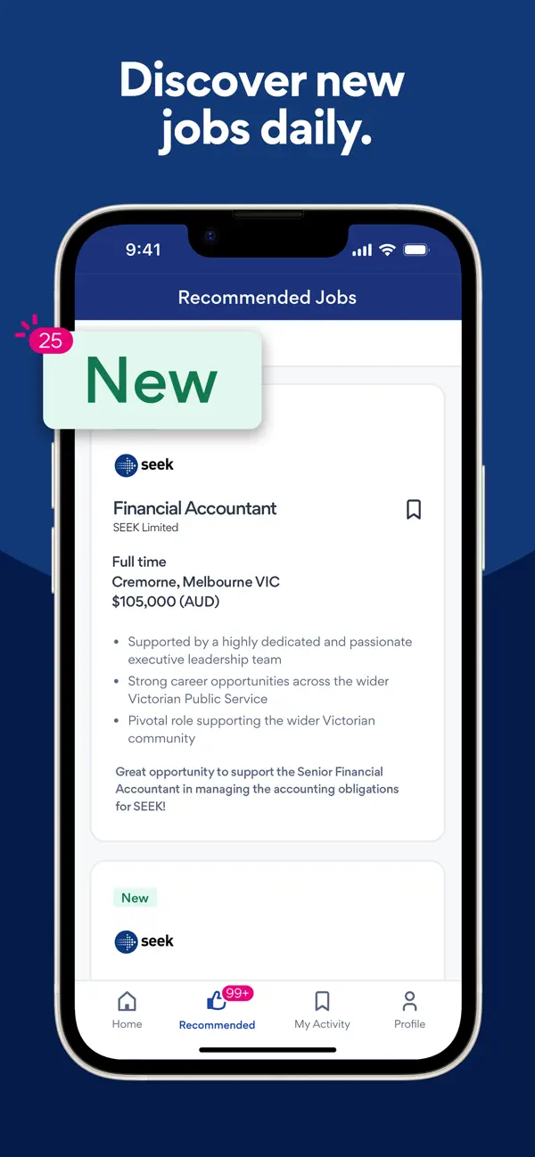 Screenshot #3 pour SEEK Jobs Search & Employment