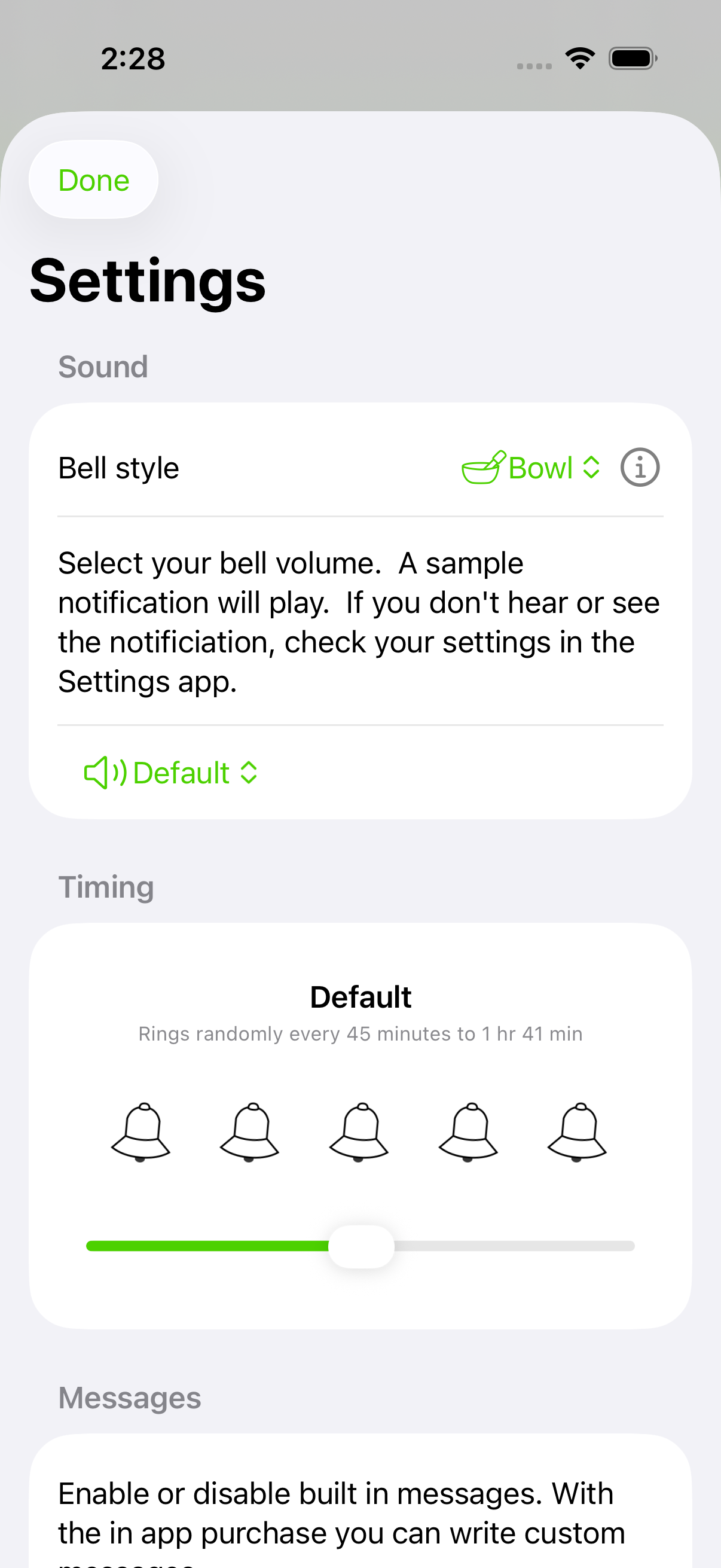 Lotus Bud Mindfulness Bell