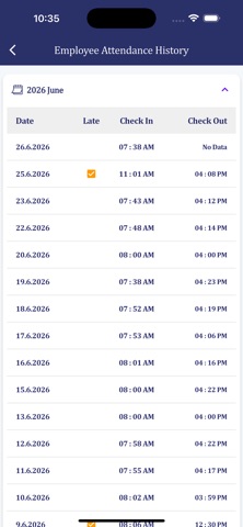 KIS HUMAN RESOURCES iPhone screenshot