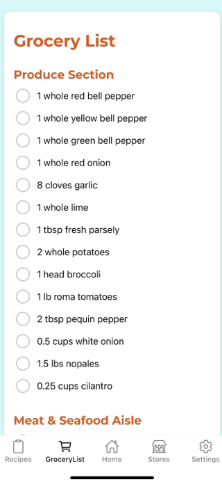 PrepMyWeekLite Screenshot 2 of 7
