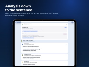 OSCEY: AI OSCE Prep & Practice iPad screenshot