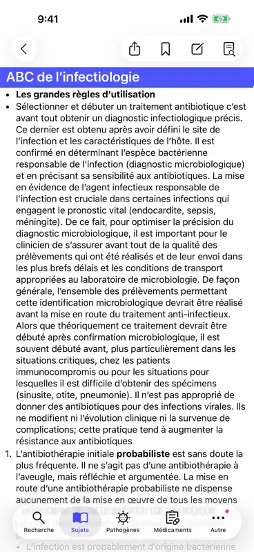 Antibiothérapie Pédiatrique screenshot 2 of 5