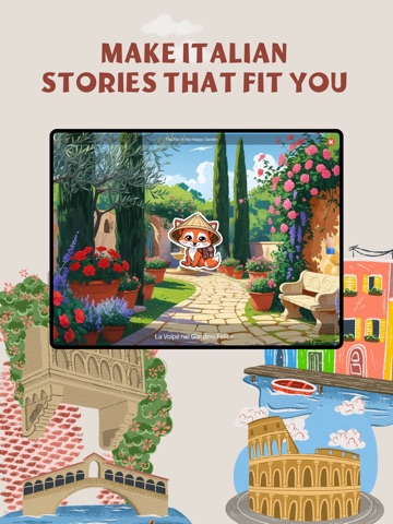 Learn Italian - Roma Tales iPad screenshot