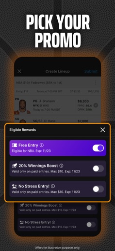 DraftKings Fantasy Sports screenshot 7