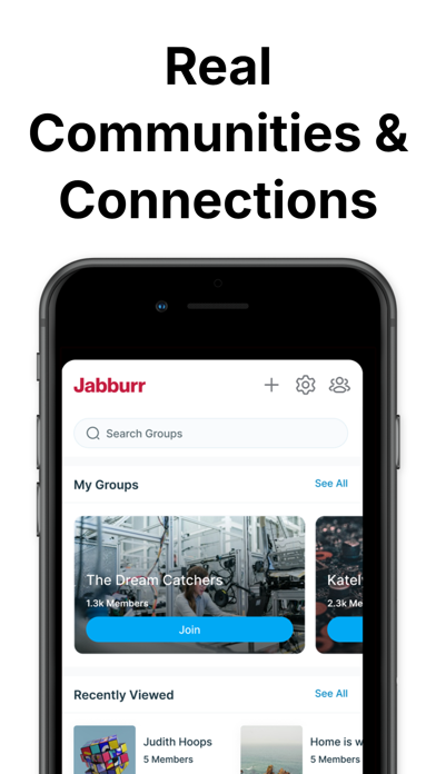 Jabburr-First Social Super App iPhone screenshot 5 - Social Networking app