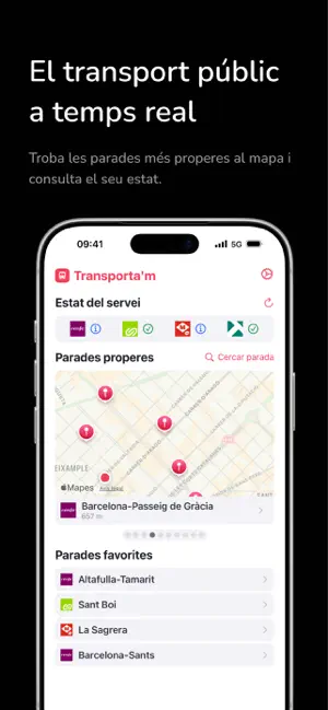 Transporta'm iPhone screenshot 1