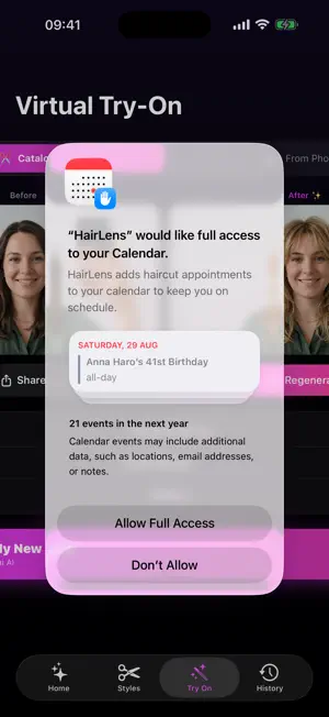 HairLens: AI Hair Try-On screenshot 2