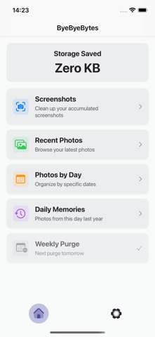 ByeByeBytes - Gallery Cleaner screenshot