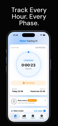 Phasty: Water Fasting Tracker screenshot