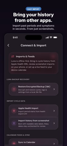 Luna: Private Period Tracker Screenshot 6 of 6