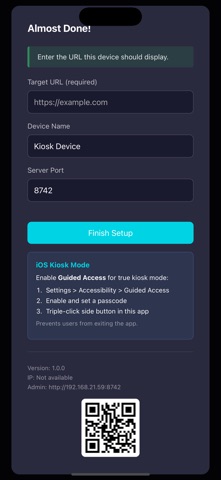 dotKiosk Full Screen Browser Screenshot 1 of 4