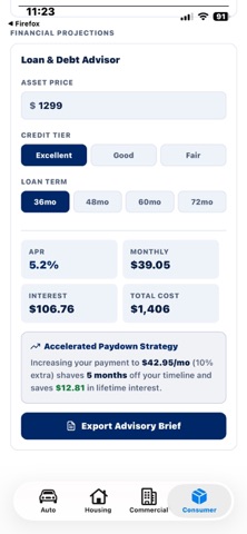 Starlight Sales Counselor iPhone screenshot