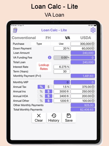 App screenshot